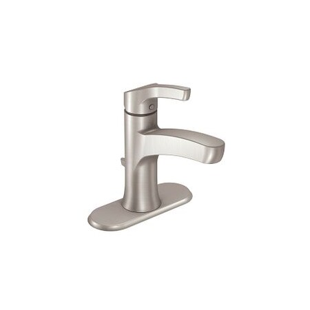 Moen One-Handle High Arc Bathroom Faucet Spot Resist Brushed Nickel WSL84733SRN
